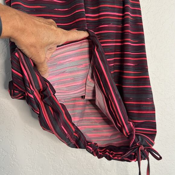 Athleta Tinker Racerback Tank Top Tie Bottom Bra Shelf Athletic Yoga Pilates XL - Picture 4 of 8